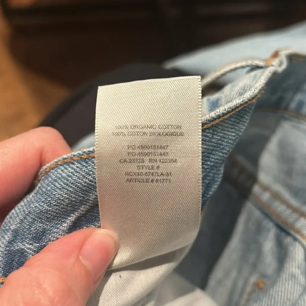 Aritzia button fly